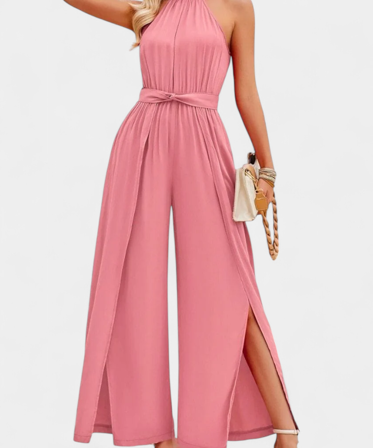 Nyree Mono Asymmetric with Cut-Out and Sleeve Tie