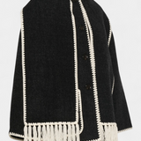 Pauline | Warmth of Cut loose with Bufanda of Flecos Incorporada