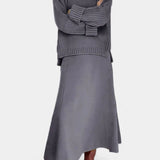 Patricia Set of Suéter of High Neck and Skirt Maxi