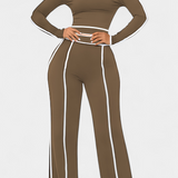 Krystelle Set Off-Shoulder with Trousers of Cut Recto