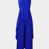 Chrysoula Set Asymmetric with Trousers Pleated