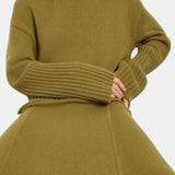 Patricia Set of Suéter of High Neck and Skirt Maxi