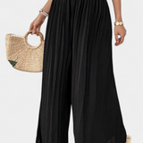 Maruja Jumpsuit Palazzo with Embroidery Floral and Lace Sheer