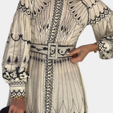 Soria Dress Maxi Button Embroidery of Style Folk