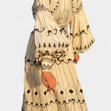 Soria Dress Maxi Button Embroidery of Style Folk