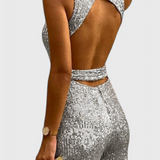 Adele Mono of lentejuelas with waist adjustable