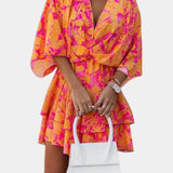 Eliza Dress Mini with Nudo Frontal and ruffles