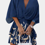 Eliza Dress Mini with Nudo Frontal and ruffles