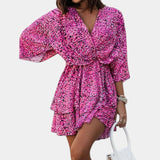 Eliza Dress Mini with Nudo Frontal and ruffles