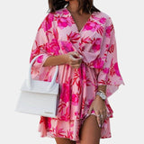 Eliza Dress Mini with Nudo Frontal and ruffles