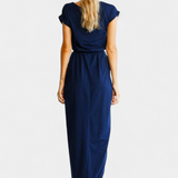 Clarissa Dress Midi Envolvente with Side Slit