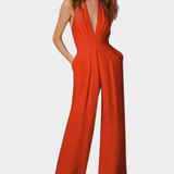 Lila Mono Wide-Leg with Elegance Lightweight