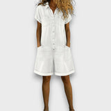 Cayetana™ | Set vaquero Shirt and short casual