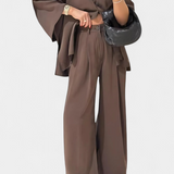 Eli Set Oversize of Top with V-Neck and Trousers Recto