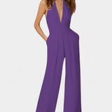 Lila Mono Wide-Leg with Elegance Lightweight