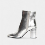 Ralica Boots of Ankle Metallic Plateadas